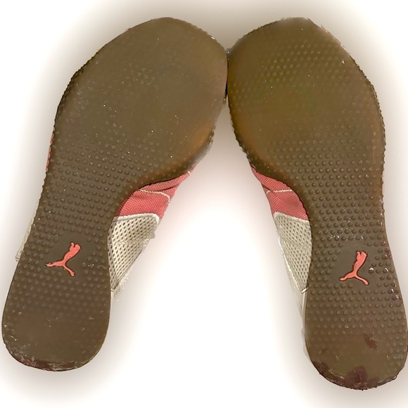 VTG PUMA Pink White Athletic Running Shoes Sz:7.5 Women Sneaker 182775 05 Train - Picture 5 of 7